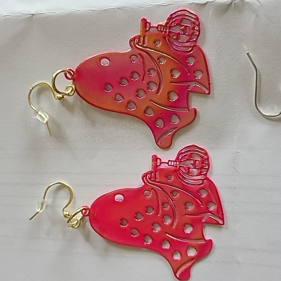 Heart Ghost Earrings - Picture 3 of 5